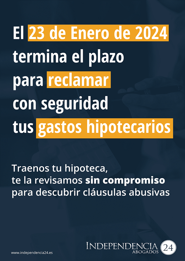 Reclamar gastos hipotecarios